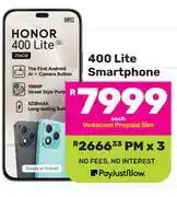 Game Honor 400 Lite Smartphone offer