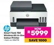 Game HP Smart Tank 750 Wireless All In One Colour Printer 836778 offer