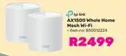Game TP-Link AX1500 Whole Home Mesh WiFi 850012224 offer