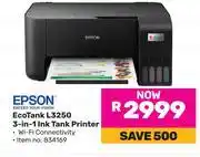 Game Epson Eco Tank L3250 3 In 1 Ink Tank Printer 834169 offer