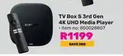 Game Xioami TV Box S 3rd Gen 4K UHD Media Player 850028807 offer