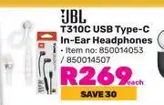 Game JBL T310C USB Type-C In Ear Headphones 850014053/850014507 offer