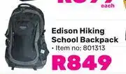 Game Edison Hiking School Backpack 801313 offer