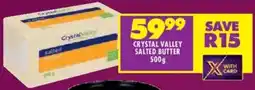 Shoprite Crystal valley salted butter offer