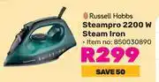 Game Russell Hobbs Steampro 2200W Steam Iron 850030890 offer