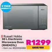 Game Russell Hobbs 30L Electronic Microwave Oven RHEM31L 850002488 offer