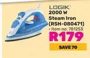 Game Logik 2000W Steam Iron RSH-080471 781253 offer