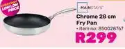 Game Mainstays Chrome 28cm Fry Pan 850028767 offer