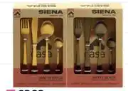 Game Casa Siena 16 Piece Black Cutlery Set 850024312 offer