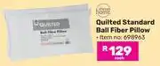 Game Always Home Quilted Standard Ball Fibre Pillow 698963 offer