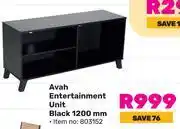 Game Avah Entertainment Unit Black 1200mm 803152 offer
