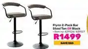 Game Flynn 2 Pack Bar Stool Tan Or Black 829536/829527 offer