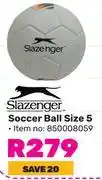 Game Slazenger Soccer Ball Size 5 850008059 offer