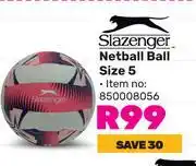 Game Slazenger Netball Ball Size 5 850008056 offer