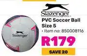Game Slazenger PVC Soccer Ball Size 5 850008116 offer