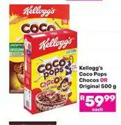 Game Kellogg's Coco Pops Chocos Or Original-500g offer