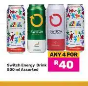 Game Switch Energy Drink Assorted-For 4 x 500ml offer