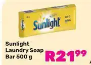 Game Sunlight Laundry Soap Bar-500g offer