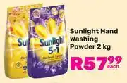 Game Sunlight Hand Washing Powder-2Kg offer