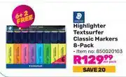 Game Staedtler Highlighter Text Surfer Classic Markers 8 Pack 850020103 offer