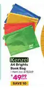 Game Kenzel A4 Brights Book Bag 678269 offer