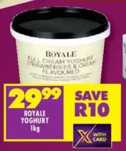 Shoprite Royale yoghurt offer