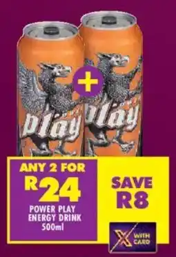 Shoprite Power play energy drink offer