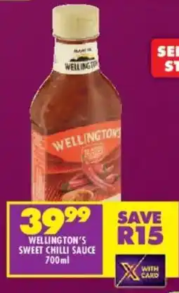 Shoprite Wellington's sweet chilli sauce offer