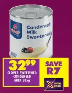 Shoprite Clover sweetened condensed milk offer