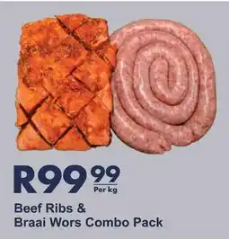 President Hyper Beef Ribs & Braai Wors Combo Pack offer
