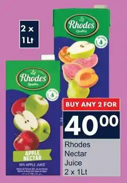 President Hyper Rhodes Nectar Juice offer