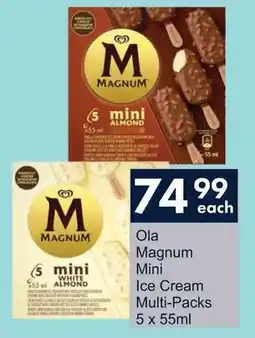 President Hyper Ola Magnum Mini Ice Cream Multi-Packs offer