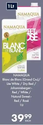 President Hyper Namaqua Blanc de Blanc Grand Cru/ Lite White/ Dry Red/ Johannisberger Red/ White/ Natural Sweet Red/ Rosé offer