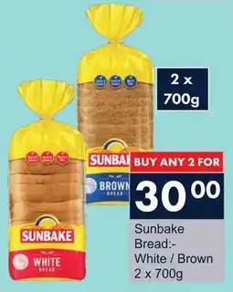 President Hyper Sunbake Bread White/ Brown offer