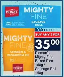 President Hyper Pieman's Mighty Fine Baked Pies/ Sausage Roll offer