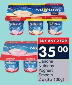President Hyper Danone Nutriday Yoghurt Smooth offer