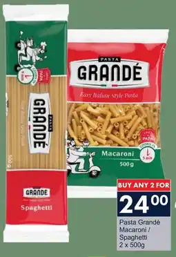 President Hyper Pasta Grandé Macaroni/ Spaghetti offer