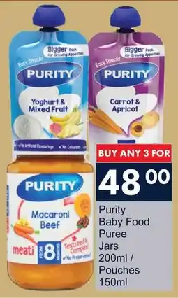 President Hyper Purity Baby Food Puree Jars/ Pouches offer