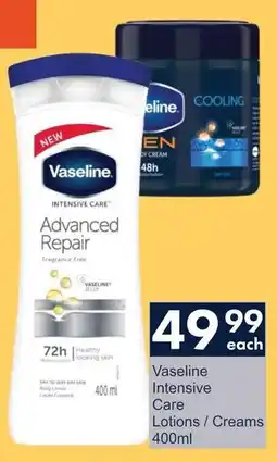President Hyper Vaseline Intensive Care Lotions/ Creams offer