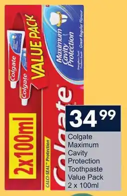 President Hyper Colgate Maximum Cavity Protection Toothpaste Value Pack offer