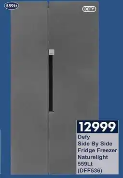 President Hyper Defy Side By Side Fridge Freezer Naturelight offer