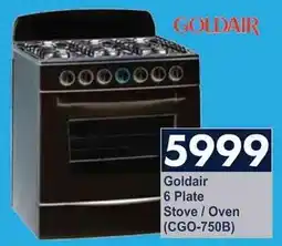 President Hyper Goldair 6 Plate Stove/ Oven offer