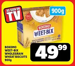 Usave Bokomo weet-bix wholegrain wheat biscuits offer