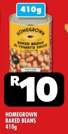 Usave Homegrown baked beans offer