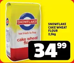 Usave Snowflake cake wheat flour offer