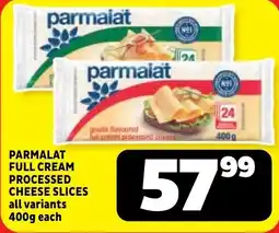 Usave Parmalat full cream processed cheese slices offer