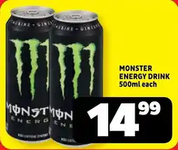 Usave Monster energy drink offer