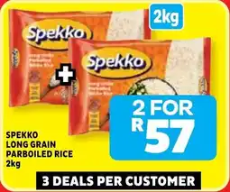 Usave Spekko long grain parboiled rice offer