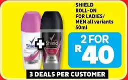 Usave Shield roll-on for ladies/ men offer