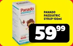 Usave Panado paediatric syrup offer